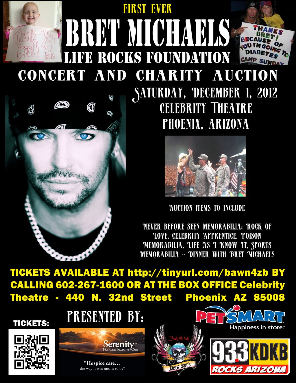 PROMO Phoenix Concert Poster Final Bret Michaels Custom Lifestyle